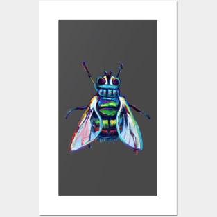 Psychedelic Housefly Posters and Art